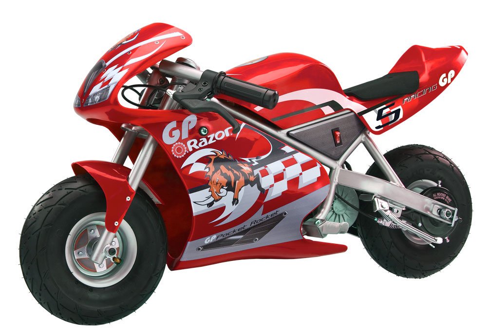 razor motorcycle red