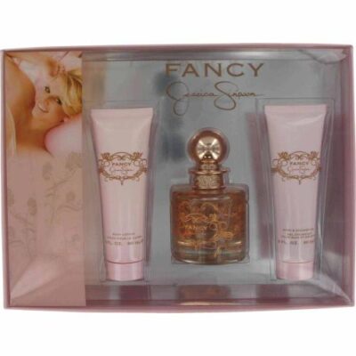Jessica Simpson Fancy 3 Pcs Set: 3.4 Edp Sp + 3 Oz B/L + 3 Oz S/G