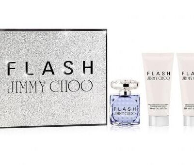 Jimmy Choo Flash 3 Pcs Set: 3.4 Edp Sp + 3.4 Body Lotion + 3.4 Shower Gel