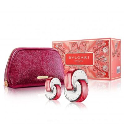 Bvlgari Omnia Coral 3 Pcs Set: 2.2 Eau De Toilette Spray + 0.5 Oz Eau De Toilette Spray + Beauty Pouch (Picture Box)