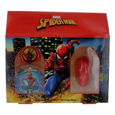 Marvel Spiderman 3D House 2 Pcs Set: 1.7 Eau De Toilette Spray + Soap