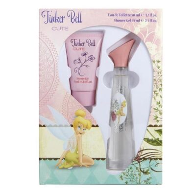 Disney Tinkerbell Flower 2 Pcs Set: 1.7 Eau De Toilette Spray + 2.5 Shower Gel