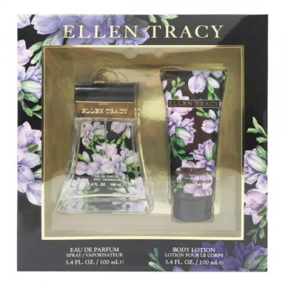 Ellen Tracy Floral Radiant 2 Pcs Set For Women: 3.4 Eau De Parfum Spray + 3.4 Body Lotion