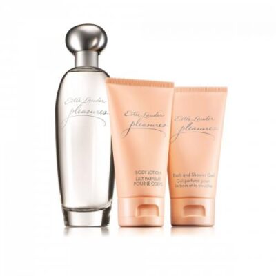 Pleasures 3 Pcs Set For Women: 3.4 Eau De Parfum + 2.5 Body Lotion + 2.5 Shower Gel