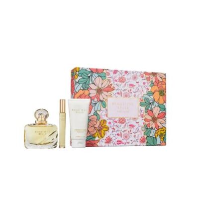 Beautiful Belle 3 Pcs Set: 1.7 Eau De Parfum Spray + 2.5 Refreshing Body Lotion + 0.2 Oz Eau De Parfum Travel Spray (Hard Box)