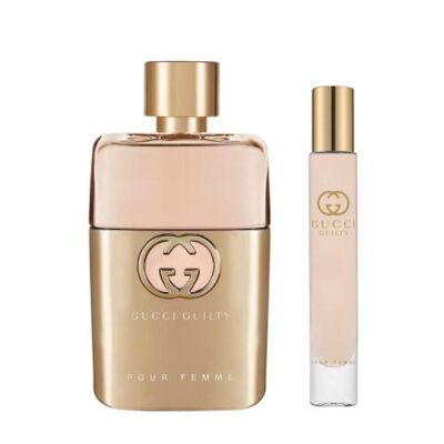 Gucci Guilty 2 Pcs Set For Women: 3 Oz Eau De Parfum Spray + 7.4 Ml Fragrance Pen