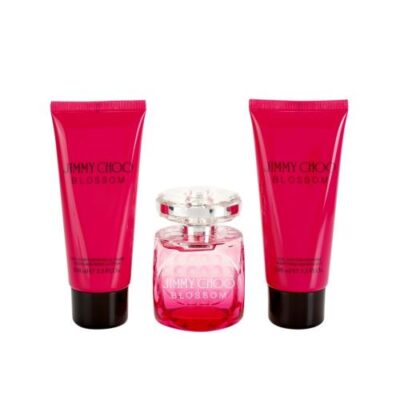 Jimmy Choo Blossom 3 Pcs Set: 3.3 Edp Sp + 3.3 Body Lotion + 3.3 Shower Gel