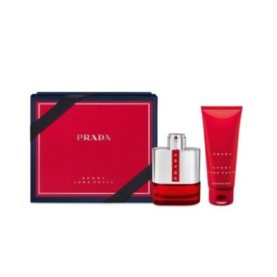 Prada Luna Rossa Sport 2 Pcs Set For Men: 3.4 Eau De Toilette Spray + 3.4 After Shave Balm