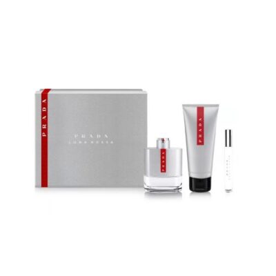 Prada Luna Rossa 3 Pcs Set: 3.4 Eau De Toilette Spray + 10 Ml Eau De Toilette Spray + 3.4 Shower Gel