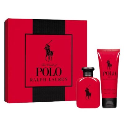 Polo Red 2 Pcs Set: 2.5 Eau De Toilette Spray + 3.4 Shower Gel