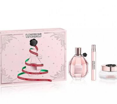 Flowerbomb 3 Pcs Set For Women: 3.4 Eau De Parfum + 0.34 Eau De Parfum + 6.7 Body Cream