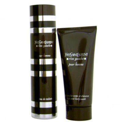 Rive Gauche Ysl 2 Pcs Set For Men: 4.2 Edt Sp + 3.4 Hair And Body Wash